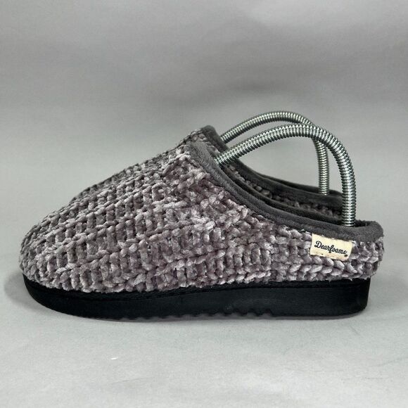 Dearfoams Women's Size 6 Gray Slippers - Picture 4 of 12